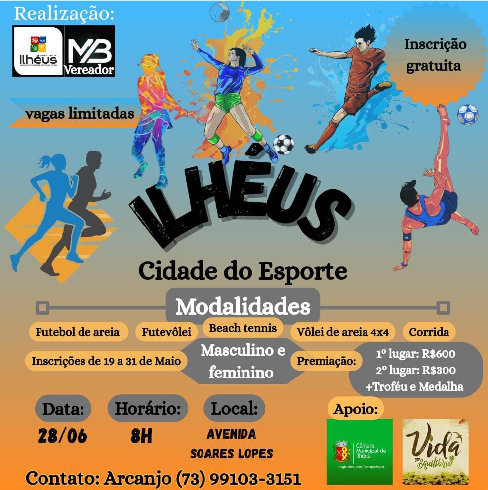 Cidade do Esporte traz competição gratuita e premiação em dinheiro na Soares Lopes