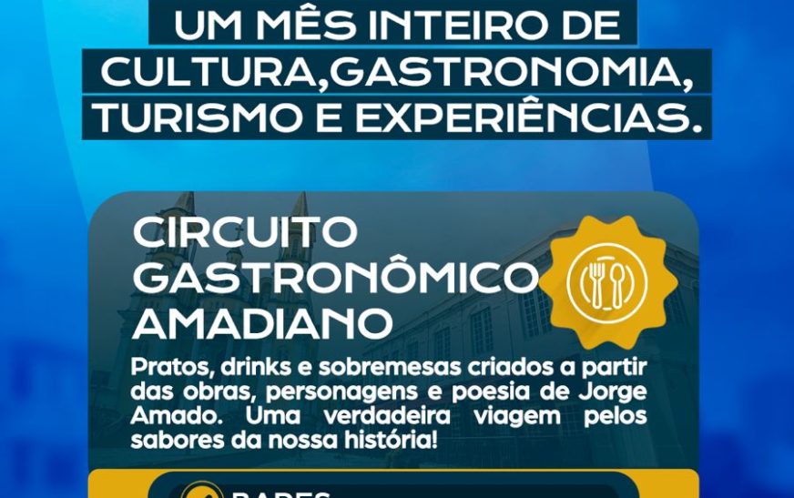 Ilhéus realiza programação especial em agosto em homenagem a Jorge Amado