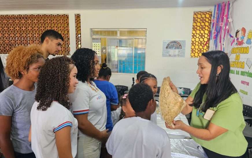 Prefeitura de Ilhéus leva projeto “Maramata Itinerante” à Feira de Ciências no distrito de Banco Central