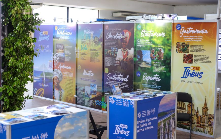 ExpoCacau 2025: Stand Visit Ilhéus promove cidade como destino turístico