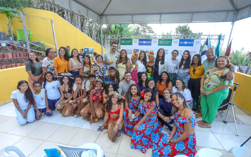 Olivença ganha escola modelo com horta educativa e bebedouro de água tratada