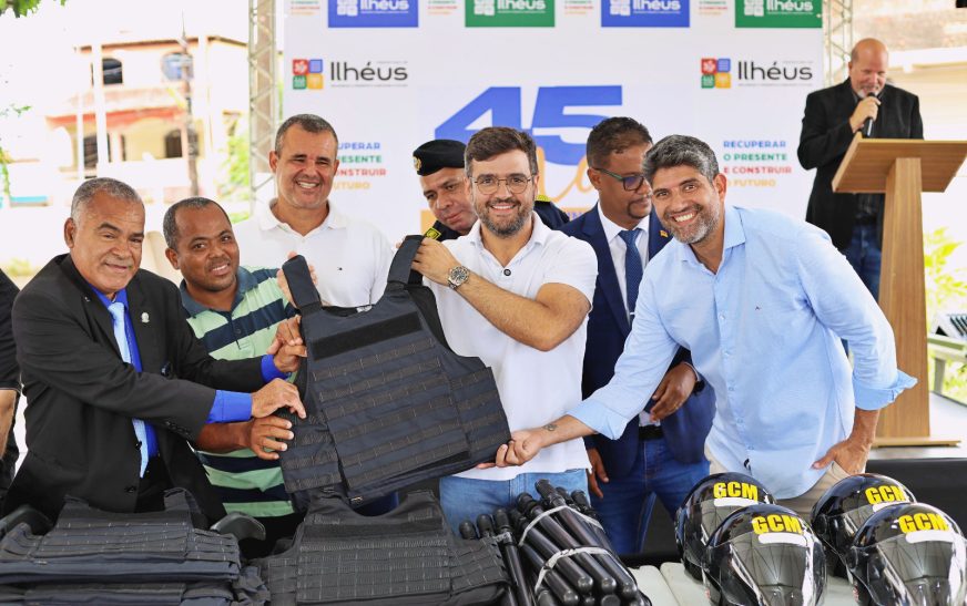 Prefeitura de Ilhéus celebra 45 anos da Guarda Civil Municipal com entregas, reforço do efetivo e novos investimentos