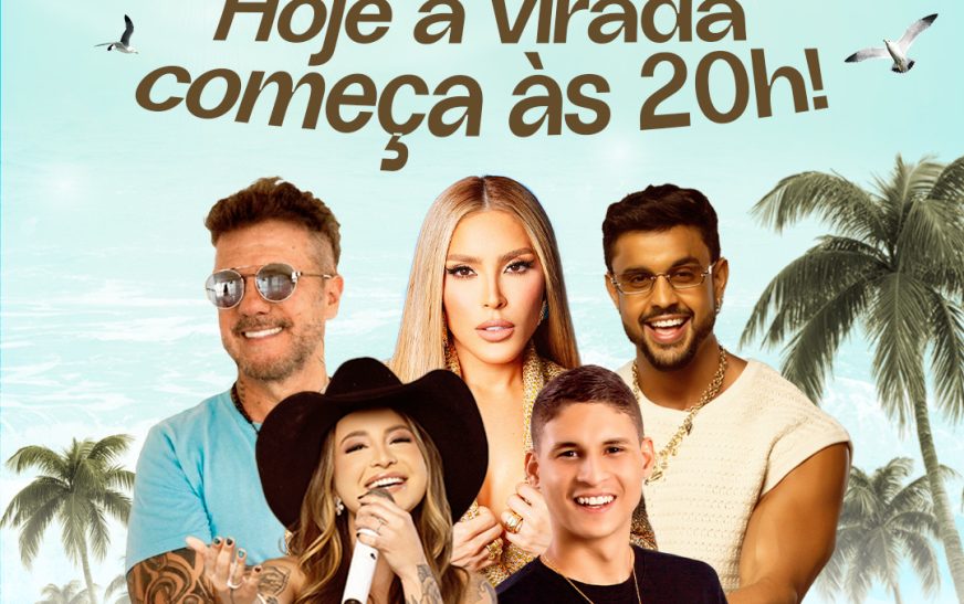Virada Ilhéus 2026: shows começam às 20h nesta quarta-feira (31)