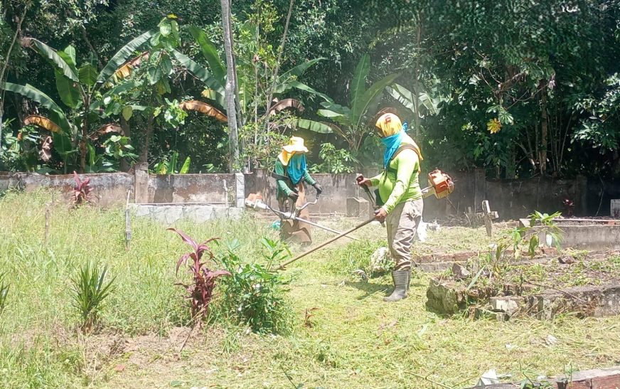 Prefeitura de Ilhéus retoma serviços de manutenção no Cemitério do Banco do Pedro