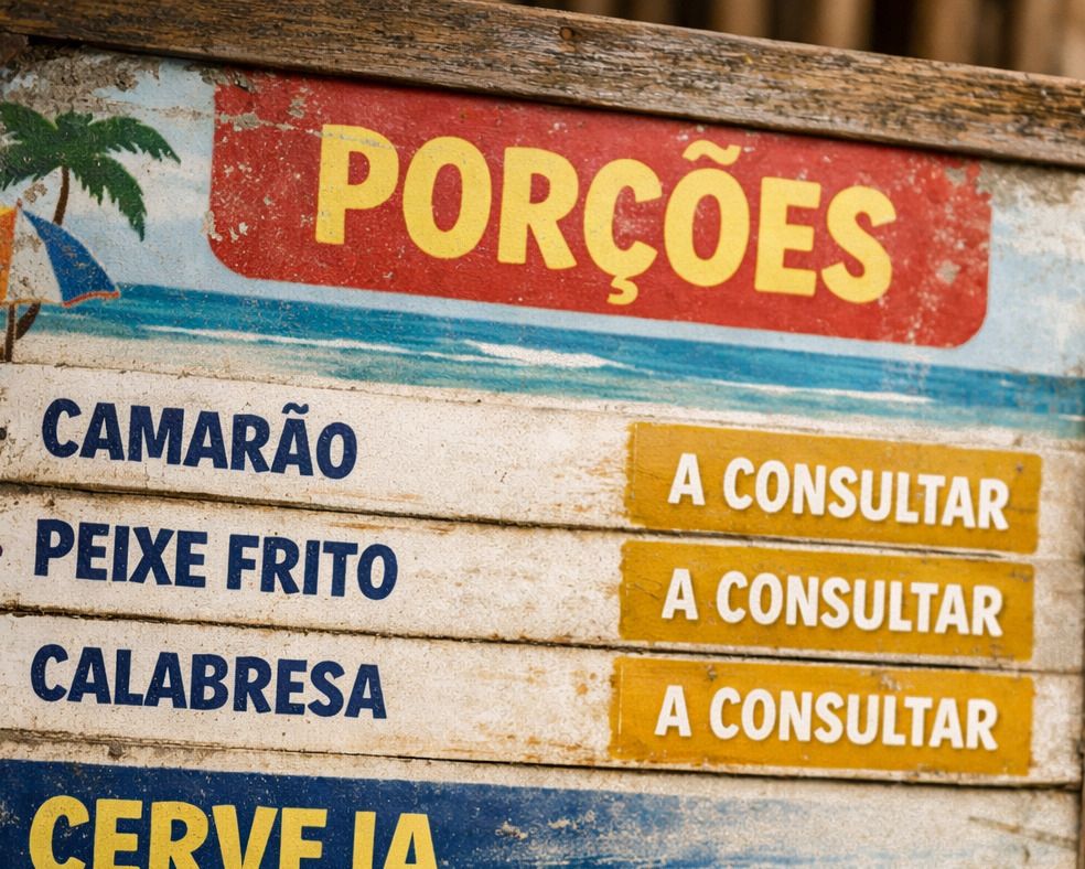 *Procon de Ilhéus alerta que cardápio com “preço a consultar” em barracas de praia é ilegal*