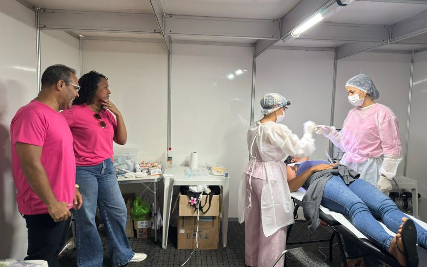 Ação especial em homenagem às mulheres leva serviços de saúde ao centro de Ilhéus