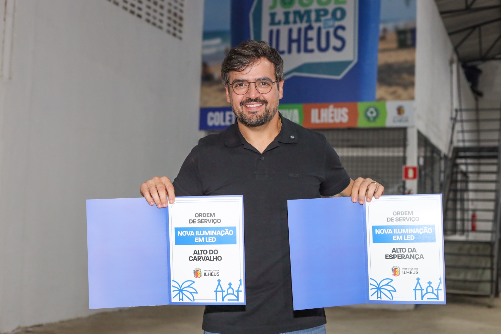 Prefeitura de Ilhéus avança com implantação de iluminação em LED no Alto da Esperança