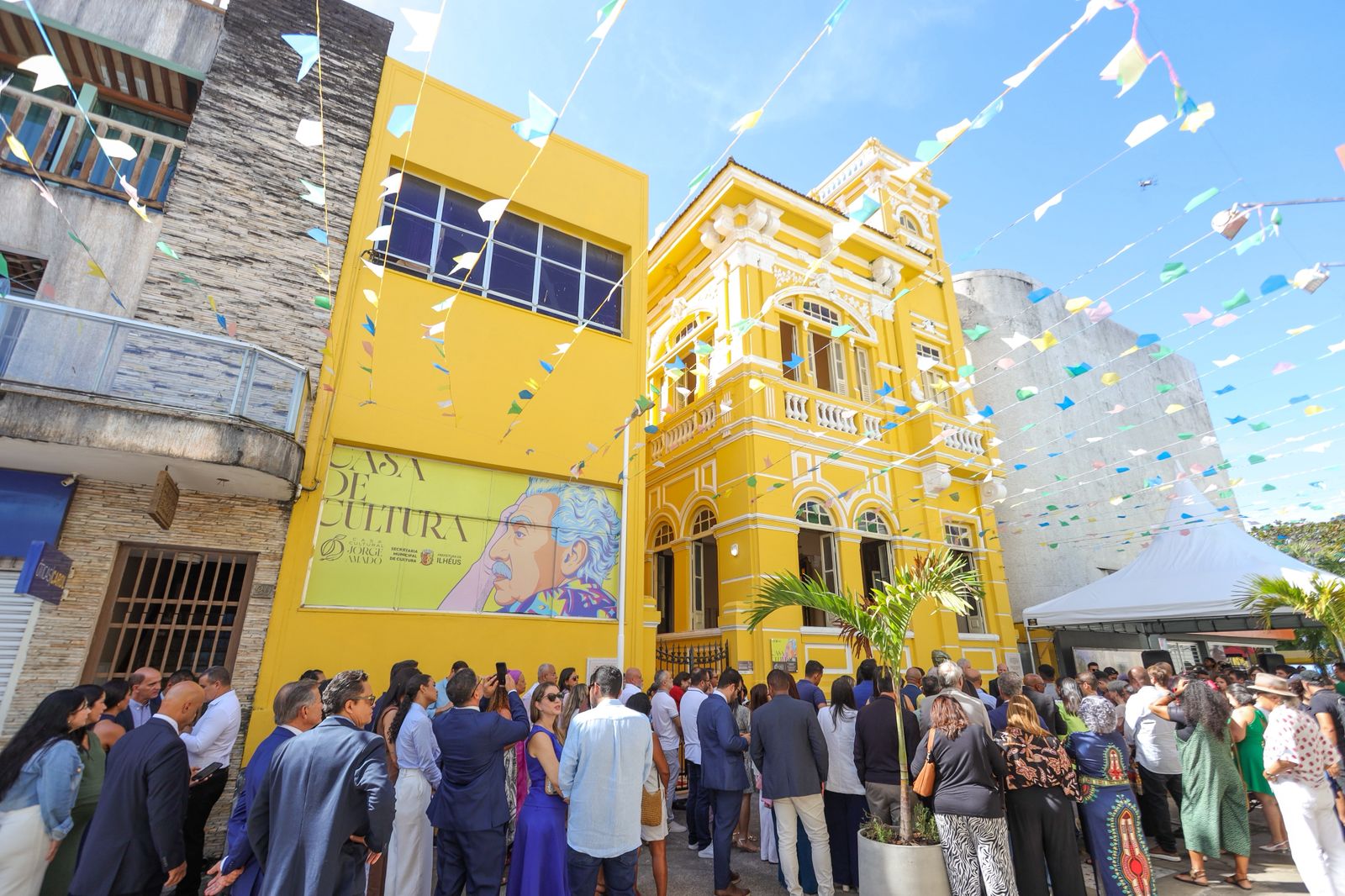 Ilhéus celebra 492 anos com a reabertura da Casa Cultural Jorge Amado